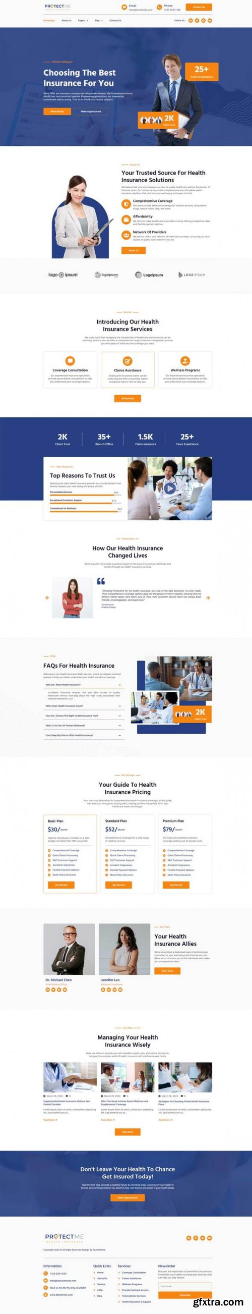 Themeforest - Protectme - Health Insurance Elementor Template Kit 51624061 v1.0.0 - Nulled