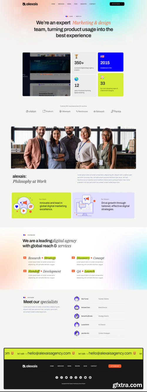 Themeforest - Alexais - Digital Marketing Agency Elementor Template Kit 51683871 v1.0.0 - Nulled