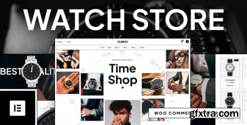 Themeforest - Clocki - Watch Store Elementor Pro Template Kit 51637689 v1.0.0 - Nulled