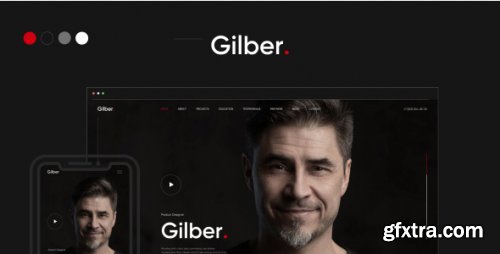 Themeforest - Gilber - Personal CV/Resume WordPress Theme 29732154 v1.0.1 - Nulled