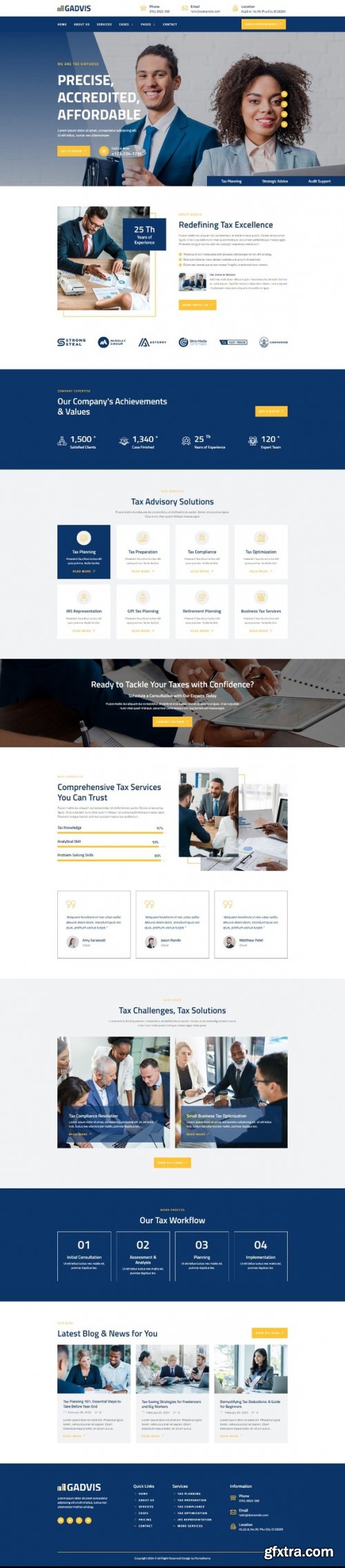 Themeforest - Gadvis - Tax Advisor &amp; Financial Consulting Elementor Template Kit 51137655 v1.0.0 - Nulled