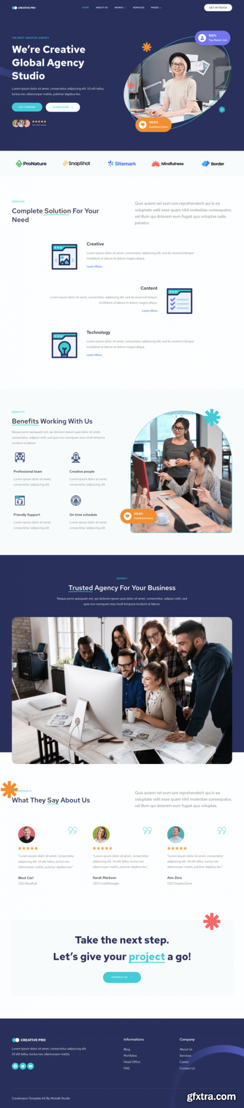 Themeforest - Creativepro - Creative Agency Studio Elementor Template Kit 51162039 v1.0.0 - Nulled