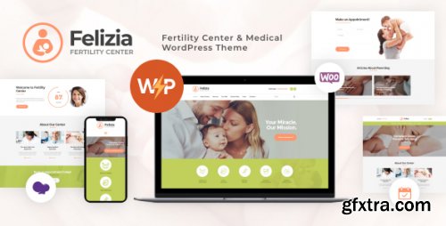 Themeforest - Felizia | Fertility Center &amp; Medical WordPress Theme 19452633 v1.3.0 - Nulled