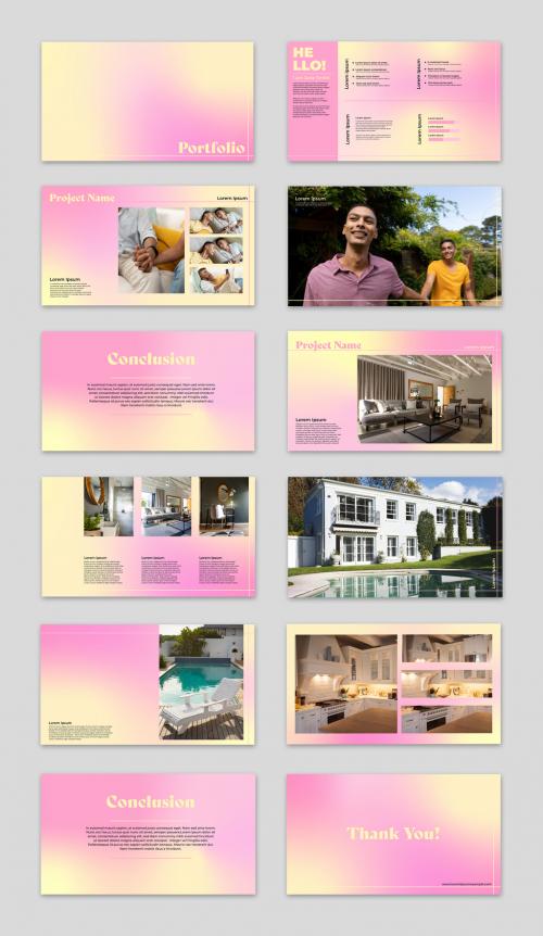 Beige and Pink Soft Pop Portfolio