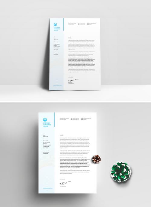 Minimal & Clean Corporate Letterhead