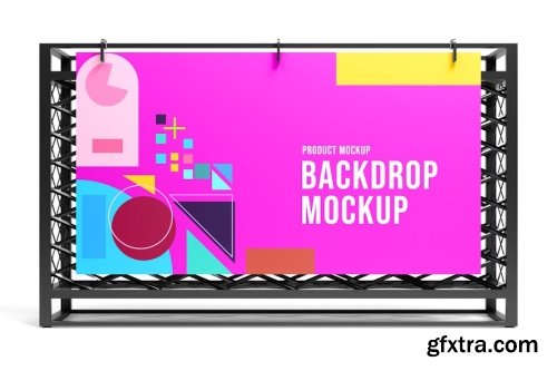 LED Backdrop Screen Mockup Collections 14xPSD-GFXTRA.COM