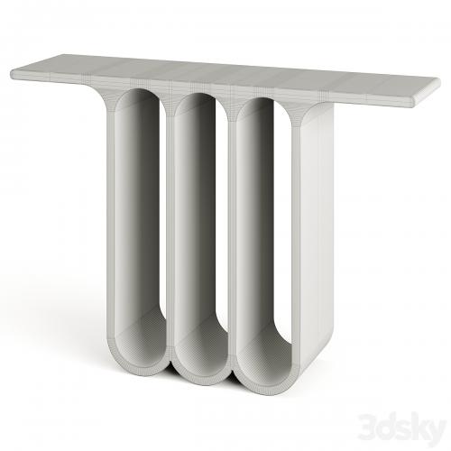 Arches3 Marble Console Table by Perve Langlais