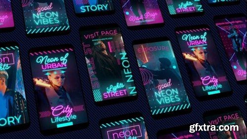 Videohive Neon Instagram Reels 51994477