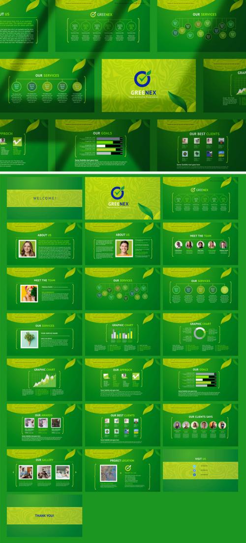 Green Presentation Layout