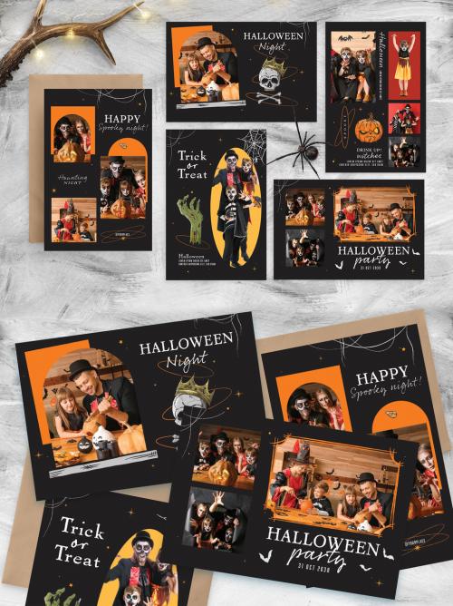 Halloween Photo Card Flyer