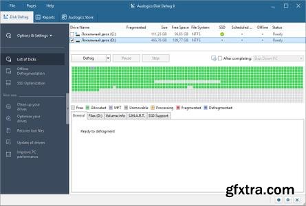 Auslogics Disk Defrag Professional 11.0.0.5 Multilingual