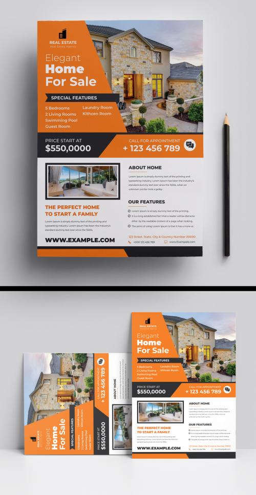 Real Estate Flyer Layout