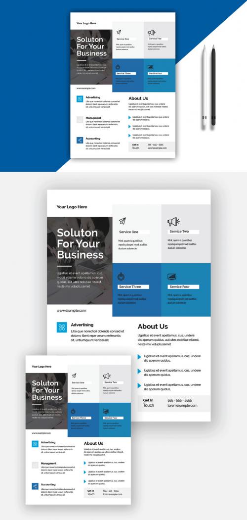 Corporate Business Solution Flyer