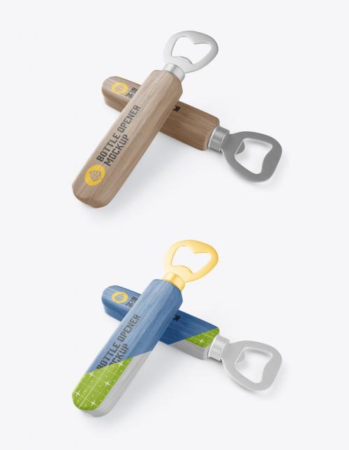 Wooden Opener Mockup