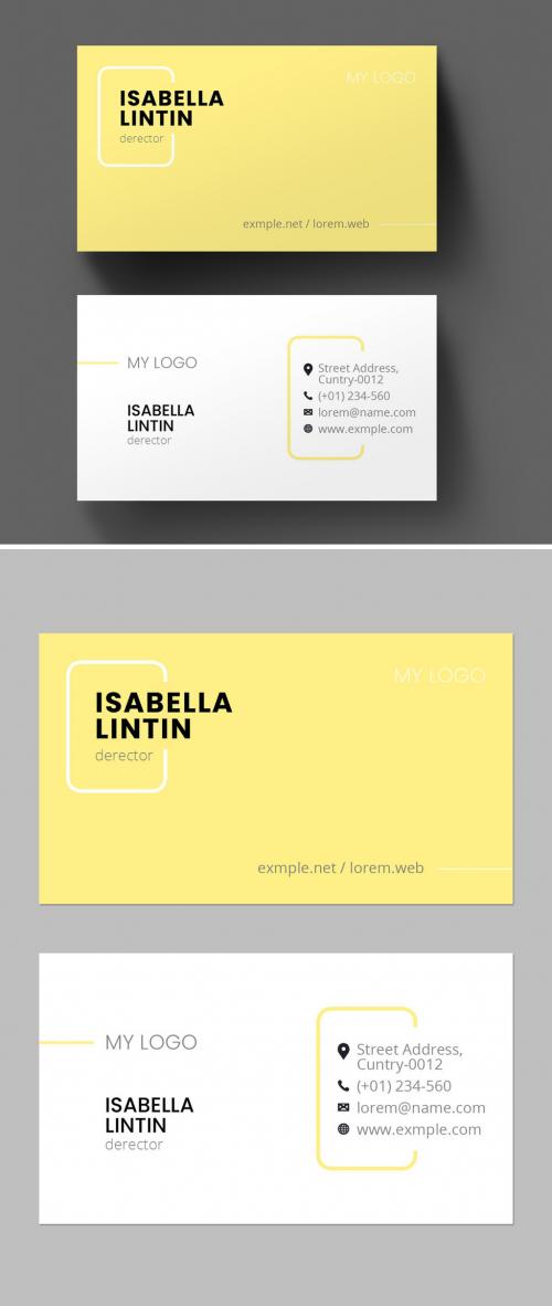 Business Card Layout