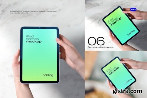 iPad Mockup Collections 14xPSD-GFXTRA.COM