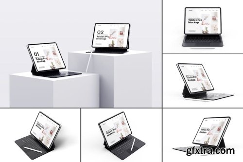 iPad Mockup Collections 14xPSD-GFXTRA.COM