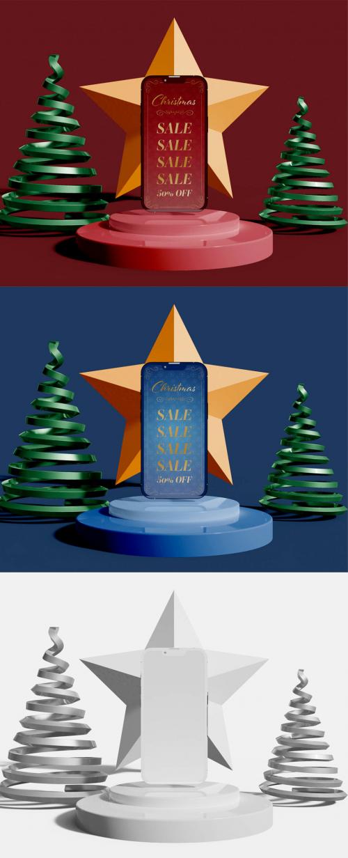 Christmas Sale Mockup