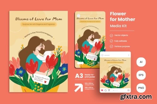 Flower Mockup Collections 11xPSD