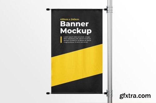 Flag Mockup Collections 14xPSD