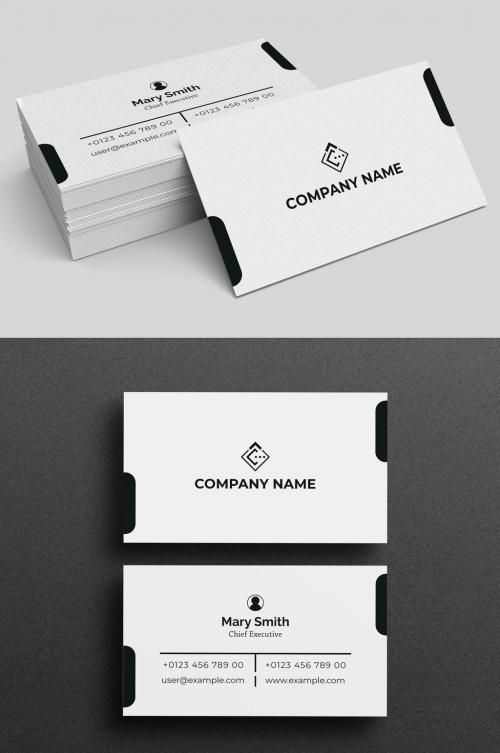 White Minimal Business Card