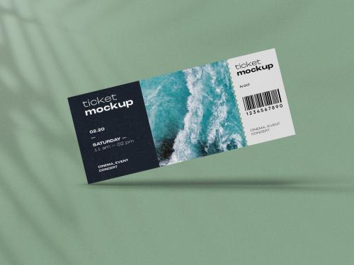 Event Ticket Mockup Set