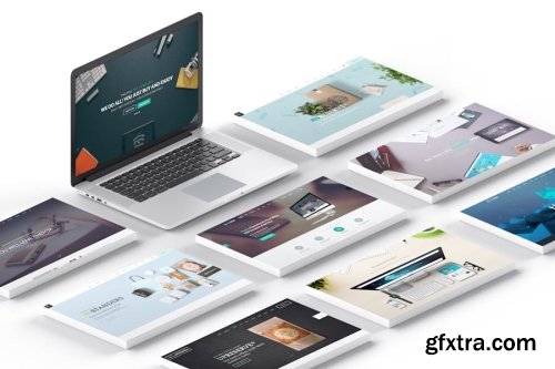 MacBook Mockup Collections 14xPSD