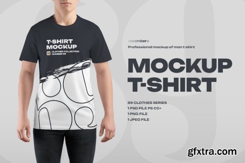 T-Shirt Mockup Collections 6xPSD