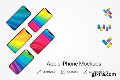 iPhone Mockup Collections 10xPSD