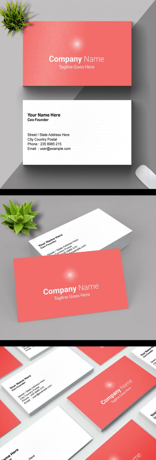 Business Card Layout