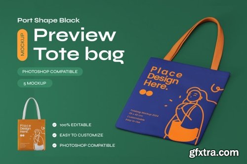 Totebag Mockup Collections 13xPSD