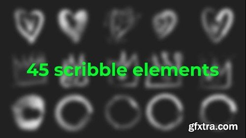 Videohive Scribble Elements 52028045