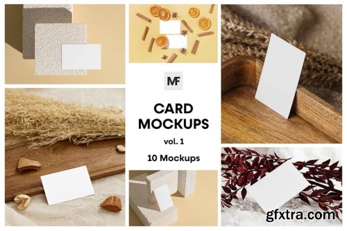 Business Card Mockup Collections 14xPSD