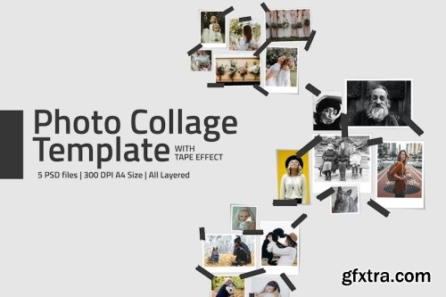 Photo Collage Mockup Collections 12xPSD