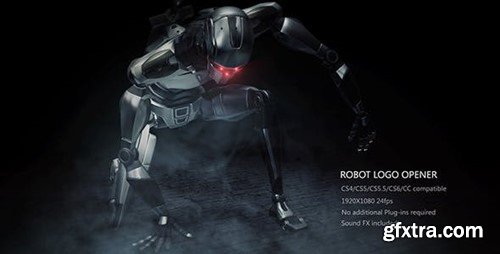 Videohive Robot Logo Opener 9829267