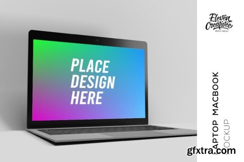 Laptop Mockup Collections 6xPSD