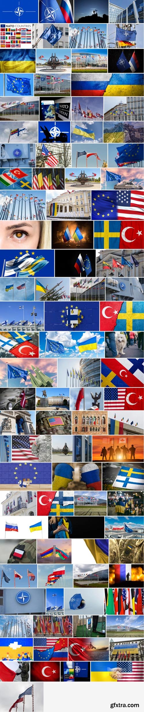 Amazing Photos, NATO Flag 100xJPEG