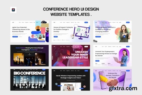 Conference Screen Mockup Collections 13xPSD