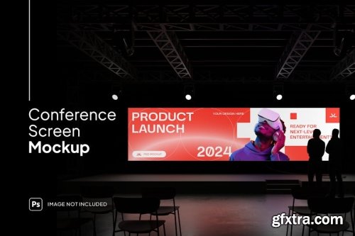 Conference Screen Mockup Collections 13xPSD