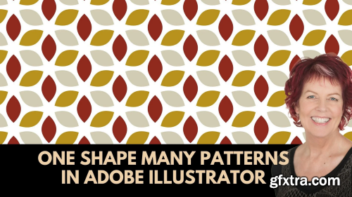 One Shape - Many Patterns in Adobe Illustrator - A Graphic Design for Lunch Class™