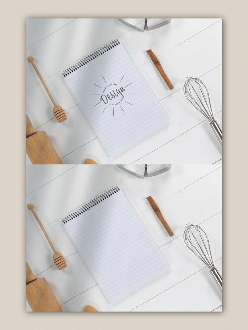 Recipe Notebook Mockup