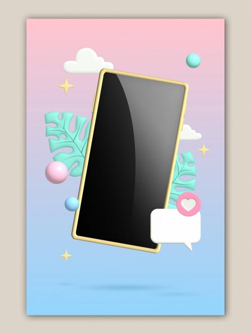 Illustrated Phone Mockup