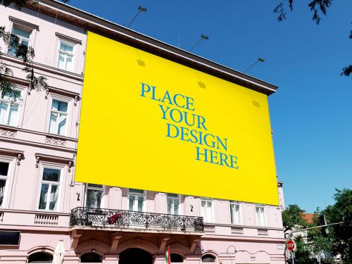 Billboard Lightbox Street Mockup