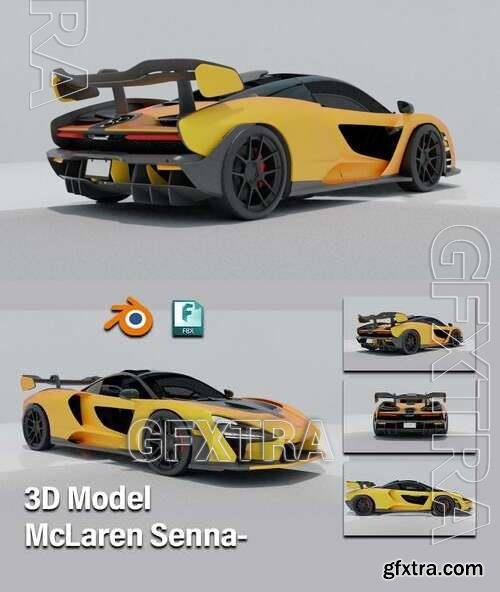 Low poly model | McLaren Senna- 3D Model - McLaren Automotive