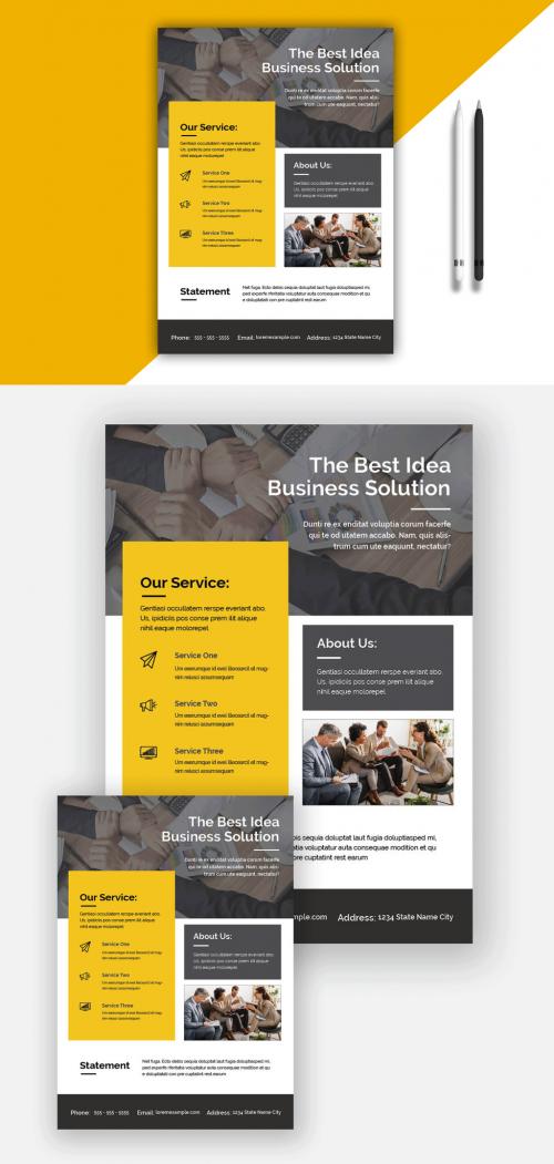 The Best Idea Business Solution Flyer