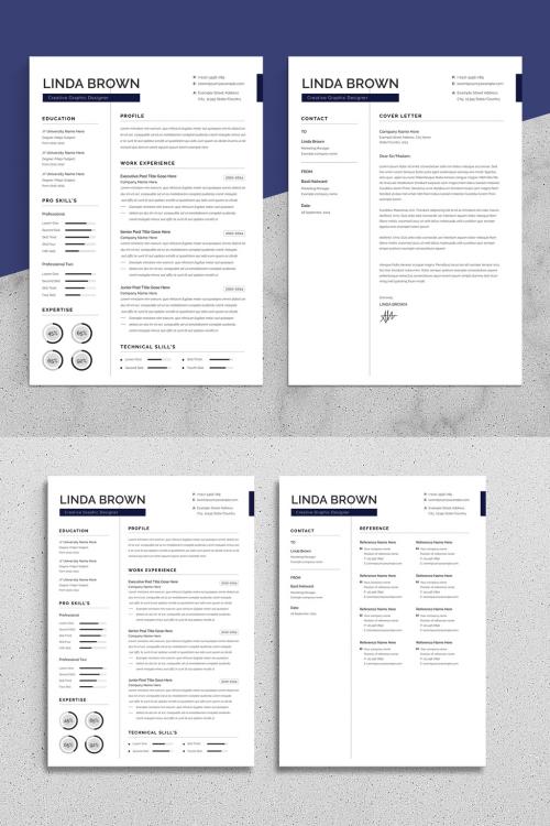 Resume Layout with Cover Letter