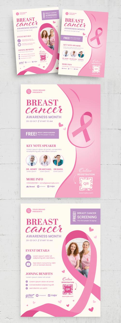 Breast Cancer Awareness Month Flyer Poster