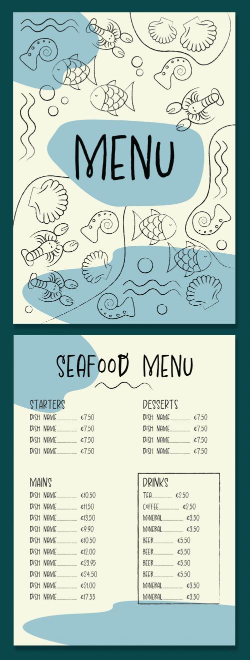 Seafood Menu