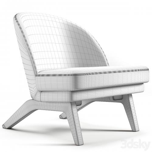 Armchair Pyle Cozy White