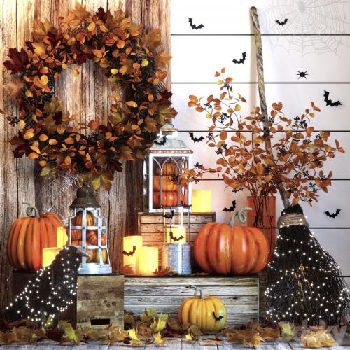 Halloween decor set